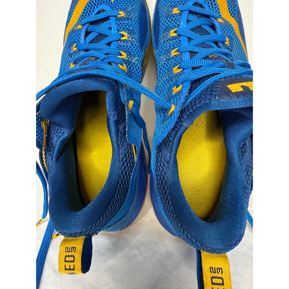 Nike LeBron 12 Low “Entourage” Blue/Yellow Sneakers Size Men’s 11.5 - Picture 10 of 10
